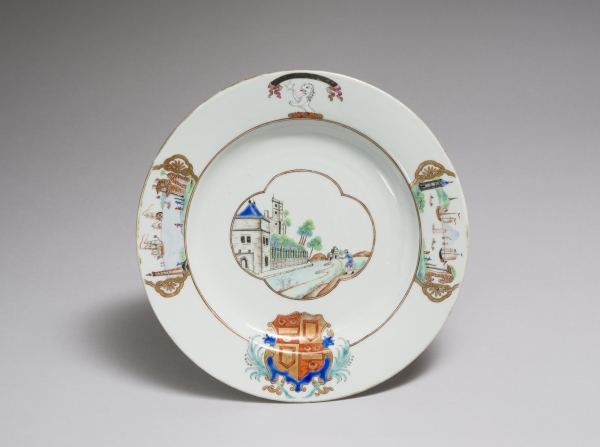 Social Art History Analysis of Ackland Museum Export Porcelain Plate
